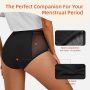 Aidingcare Wiederverwendbare Menstruationsunterwäsche, Damen-Periodenslips für aktive Nutzung