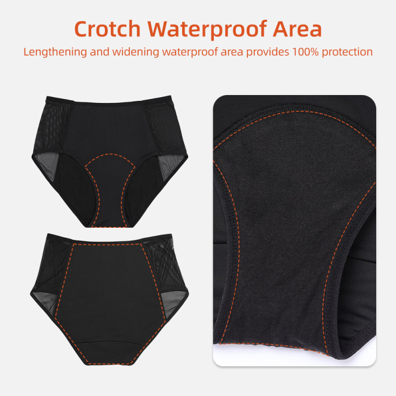 Aidingcare Wiederverwendbare Menstruationsunterwäsche, Damen-Periodenslips für aktive Nutzung