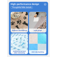 Оптовая продажа многоразовых моющихся подстилок для собак, подходящих для дрессировки щенков.