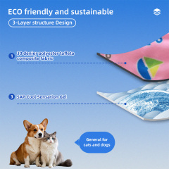 Pet Recyclable Ice Self Cooling Scarf Pet Cooling Scarf for Pet