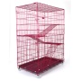 Wholesale 3 Floors Iron-Baking Finish Cat Cage Multifunction Thick 3 Tier Large Stackable Outdoor Cat Cage Indoor for Large Cats