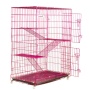 Wholesale 3 Floors Iron-Baking Finish Cat Cage Multifunction Thick 3 Tier Large Stackable Outdoor Cat Cage Indoor for Large Cats