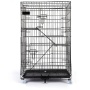 Wholesale 3 Floors Iron-Baking Finish Cat Cage Multifunction Thick 3 Tier Large Stackable Outdoor Cat Cage Indoor for Large Cats