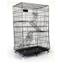 Wholesale 3 Floors Iron-Baking Finish Cat Cage Multifunction Thick 3 Tier Large Stackable Outdoor Cat Cage Indoor for Large Cats