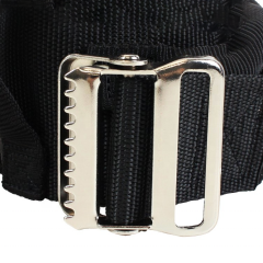 Cinturón de marcha para caminar y cinturón de transferencia de pacientes con hebilla de metal y soporte para cinturón para enfermera, cuidador, fisioterapeuta