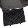 Detachable 100% Waterproof Scratch Prevent Anti Slip Pet Backseat Cover with Mesh Window