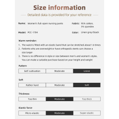 Wholesale Full Opening Nursing Pants Open Crotch Trouser Home Hospital Incontinence Patient Gowns Unisex Cotton Polyester