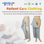 Wholesale Full Opening Nursing Pants Open Crotch Trouser Home Hospital Incontinence Patient Gowns Unisex Cotton Polyester