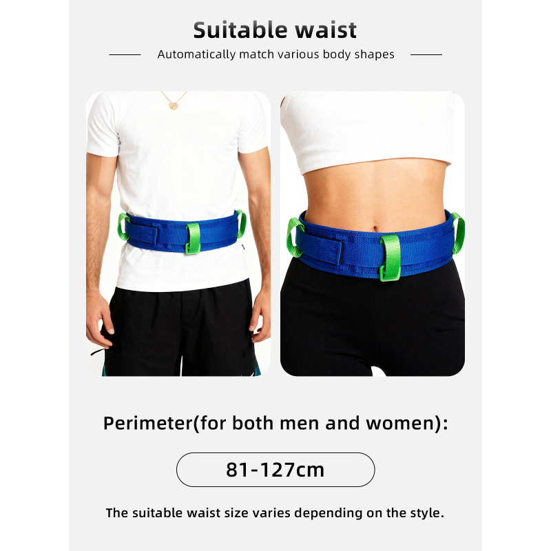 Hospital Transfer Gait Belt with Quick Release Buckle for Safe Patient Lifting Aidingcare