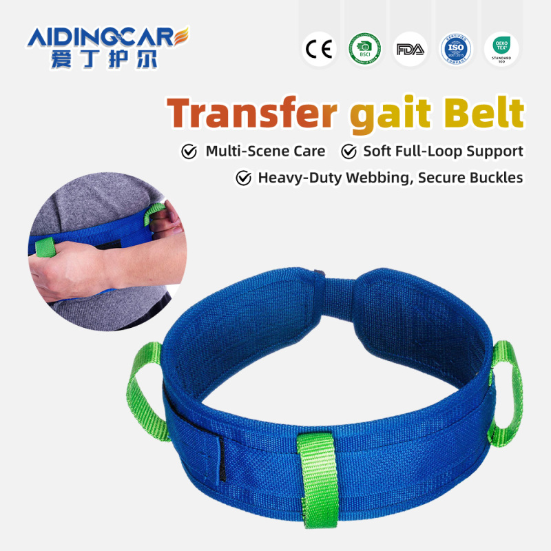 Hospital Transfer Gait Belt with Quick Release Buckle for Safe Patient Lifting Aidingcare
