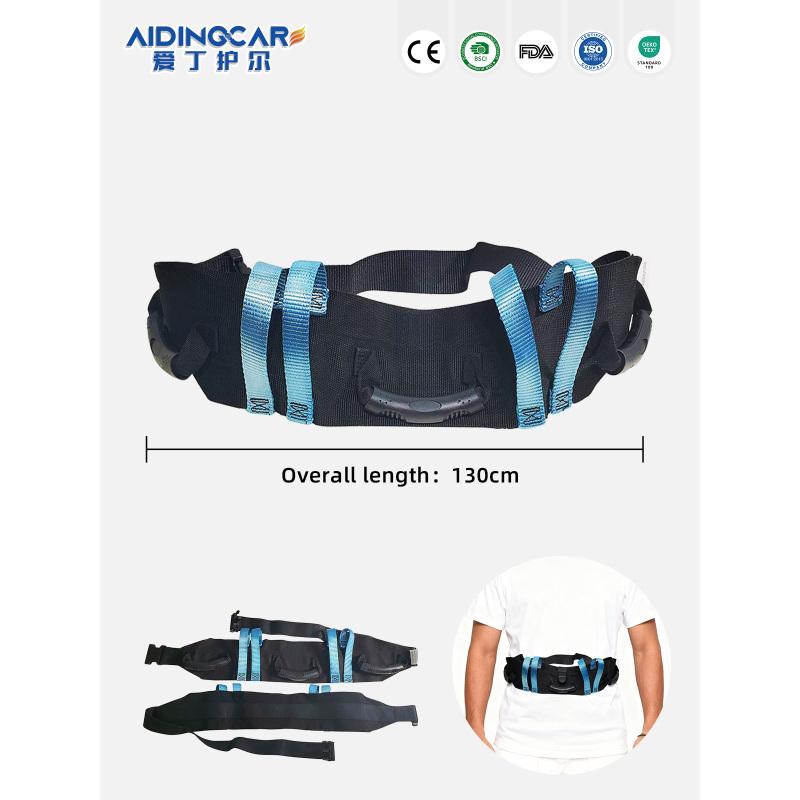 Hospital Transfer Gait Belt with Quick Release Buckle for Safe Patient Lifting Aidingcare