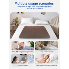 Wholesale Large Waterproof Machine Washable Quilted Bed Mat Knitted Incontinence Protectors Adults Plain Style-for Hospital