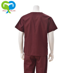 Medical Uniform Women And Man Nursing Scrubs Set Medical Scrubs Top And Pants / Hospital Staff Uniforms