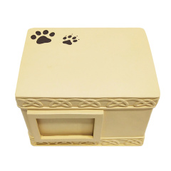 Ataúdes personalizados para mascotas, urnas de cremación para mascotas, caja de fotos, urnas de madera corpulentas para perros, urna de madera para cenizas