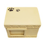 Custom Pet Caskets Pet Cremation Urns Photo Box Burly Wood Urns for Dogs Ashes Wooden Urn