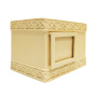 Custom Pet Caskets Pet Cremation Urns Photo Box Burly Wood Urns for Dogs Ashes Wooden Urn