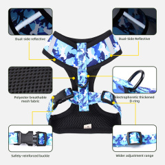 Wholesale Soft Dog Harness Adjustable Small Dog Harness and Leash Set