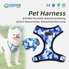 Wholesale Soft Dog Harness Adjustable Small Dog Harness and Leash Set
