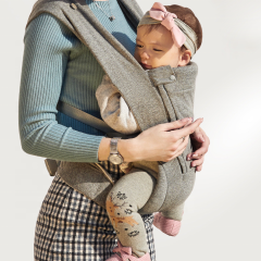 Venta al por mayor, portabebés para exteriores, cinturón de hombro, portabebés ergonómico para bebés y portabebés, mochila transpirable con eslinga orgánica