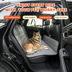Wholesale Waterproof Durable Scratch Proof Nonslip Pet Back Seat Covers for Dogs With Storage Pockets