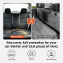 Wholesale Waterproof Durable Scratch Proof Nonslip Pet Back Seat Covers for Dogs With Storage Pockets
