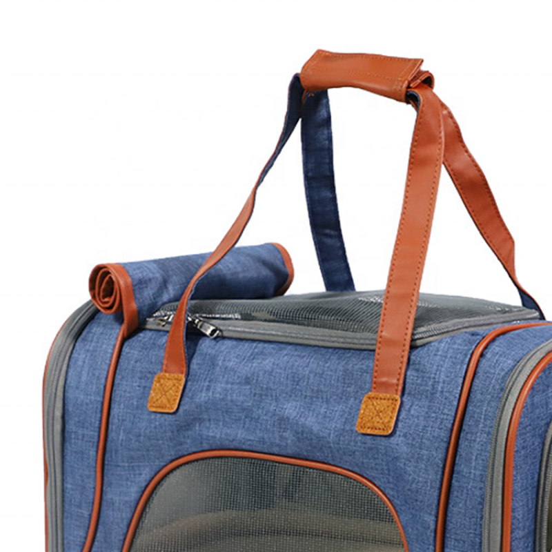 Pet Carrier Airline Approved Comfortable Travel Carrier Bag Pet Carrier