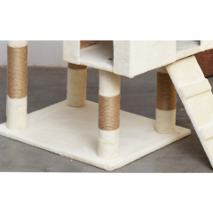 Venta al por mayor de varios niveles Cat Tree Cat Furniture Condo para gatos grandes con percha de felpa acolchada
