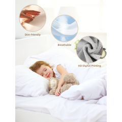 Hochwertige Kissenbezüge aus Polyester-Frottee, moderne wasserdichte Kissenschoner mit Reißverschluss, waschbar, unbedruckt, für Zuhause, Hotel, Weihnachten