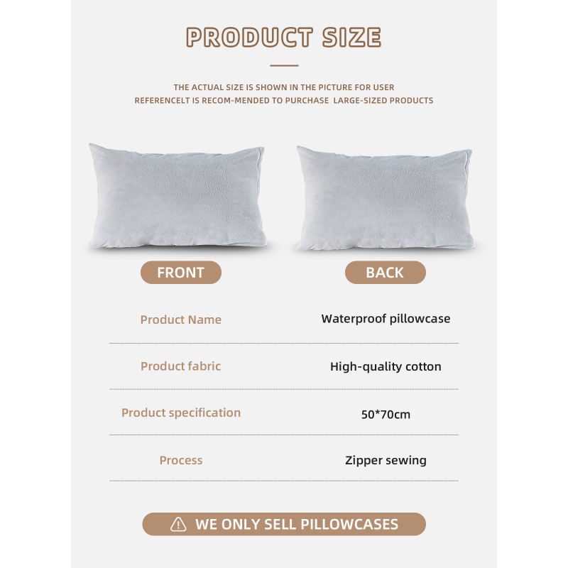 Wholesale High Terry Polyester Pillow Covers Modern Waterproof Pillow Protectors Zipper Home Hotel Washable Blank Christmas
