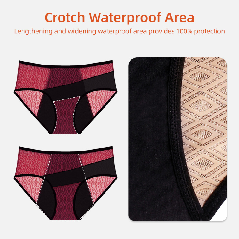 Bragas menstruales reutilizables de cintura alta para mujer de Aidingcare