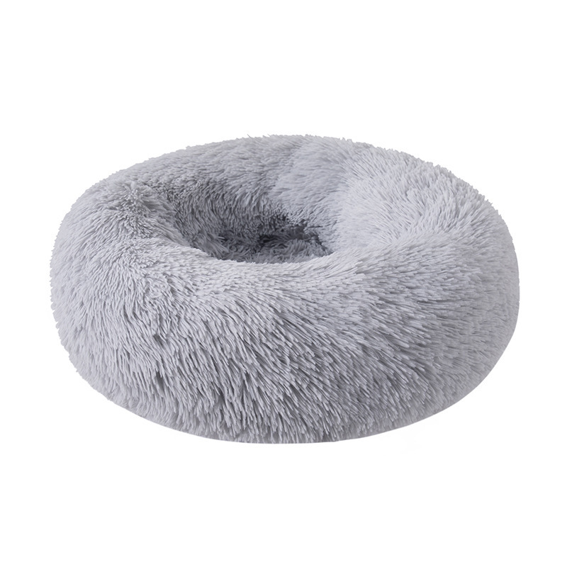 Donut Cuddler Memory Foam Plush Round Luxury Calming Dog Bed Cat Kennel  Deep Sleeping Soft Pet Bed