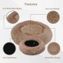 Wholesale Orthopedic Custom Luxury Soft Plush Warm donut Pet Bed Cushion Sofa Cat Dog Pet Bed