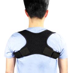 Venta al por mayor, el mejor cinturón de corrección de postura del cuerpo del hombro ajustable suave, soporte para la espalda, Corrector de postura para hombres y mujeres