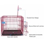 Multifunction Thick Dog Crate Double Door Nano-coating Finish Strong Portable Folding Metal Wire Large Dog House Dog Crate