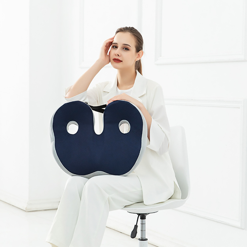Wholesale Orthopedic Osteoarthritis Low Back Pain Hip Shaping Memory Foam Seat Cushion Office/Car Use Anti-Dust Mite Anti-static