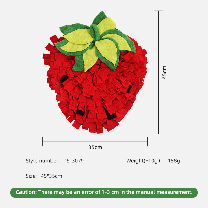 Wholesale Pet Supply Snuffle Mat Fruit Food Hiding Dog Mat Interactive Snuffle Mat Help Stress Relief and Training