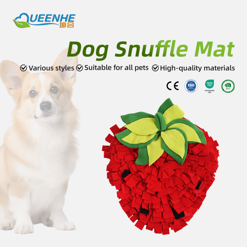 Wholesale Pet Supply Snuffle Mat Fruit Food Hiding Dog Mat Interactive Snuffle Mat Help Stress Relief and Training