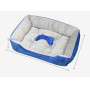 Hot selling Soft Fleece Pet Bed Cushy Bed All Season Cat Crate Pad for Your Pet Comfort PP Foam Filling Easy Clean