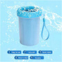 Wholesale 2 In 1 Portable Silicone Pet Cleaning Brush Feet Cleaner for Dogs