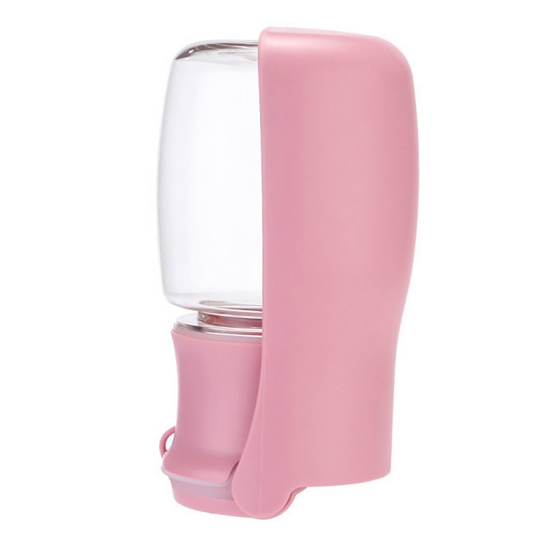 Foldable Safe Washable Portable Leak Proof Dog Water Bottle Plastic Dispenser for Dog Car Travel, Walking, Hiking, Food Grade