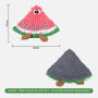 Wholesale Watermelon Portable Snuffle Mat Puppy Toys Puppy Foraging Blanket Puppy Snuffle Mat