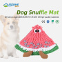 Wholesale Watermelon Portable Snuffle Mat Puppy Toys Puppy Foraging Blanket Puppy Snuffle Mat