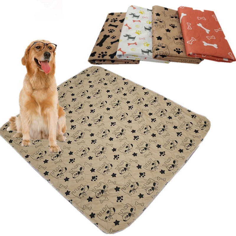 Pet Training Pad and Surface Dog Bed Protection / Washable & Reusable Puppy Pee Mat