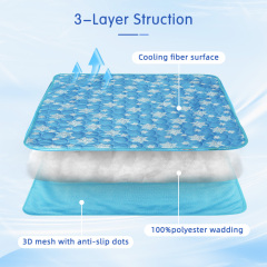 Reusable Pet Cooling Mat Ideal for Hot Weather to Help Pets Stay Chill and Relaxed