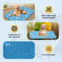 Reusable Pet Cooling Mat Ideal for Hot Weather to Help Pets Stay Chill and Relaxed