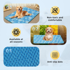 Reusable Pet Cooling Mat Ideal for Hot Weather to Help Pets Stay Chill and Relaxed