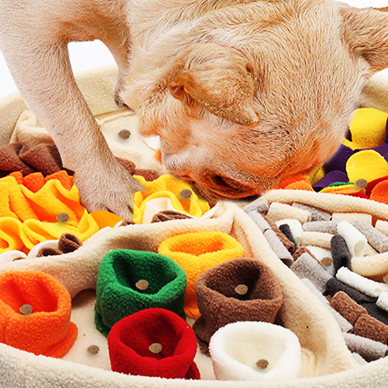 Wholesale Dogs Snuffle Mat Interactive Puzzle Feed Mat Bite Resistant Nosework Blanket for Stress Relief