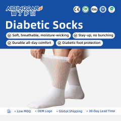 Loose Fit Top Non Slip Diabetic Socks for Sensitive Blood Circulation