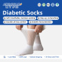 Loose Fit Top Non Slip Diabetic Socks for Sensitive Blood Circulation