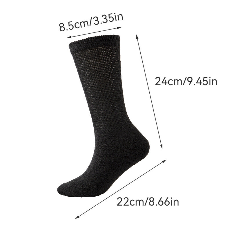 Loose Fit Top Non Slip Diabetic Socks for Sensitive Blood Circulation